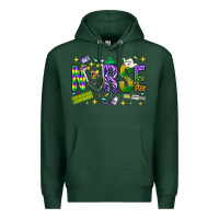 Sports Green Mardi Gras nurse Premium Hoodie - BundleAndBundleShop