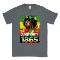 Charcoal Heather juneteenth 1865 black freedom Classic Tee - HRA Design Shop