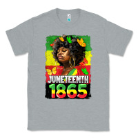 Heather Grey juneteenth 1865 black freedom Classic Tee - HRA Design Shop
