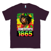 Plum juneteenth 1865 black freedom Classic Tee - HRA Design Shop