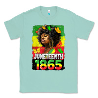 Seafoam juneteenth 1865 black freedom Classic Tee - HRA Design Shop