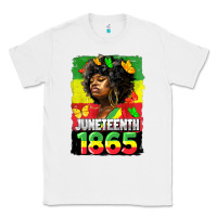 White juneteenth 1865 black freedom Classic Tee - HRA Design Shop