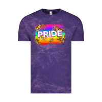 Cloud Purple pride flag Vintage Tee - Zillion Design Studio