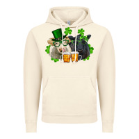 Vintage Artic St. Patrick's Day Charolais And Black Angus Cows Vintage Hoodie - RanaPortraitStore