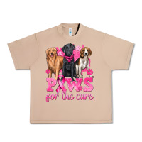 Burro Paws For The Cure Urban Heavy Tee - texasbilliewilder