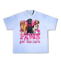 Grape Ice Paws For The Cure Urban Heavy Tee - texasbilliewilder