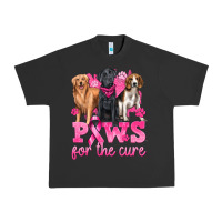 Pigment Black Paws For The Cure Urban Heavy Tee - texasbilliewilder