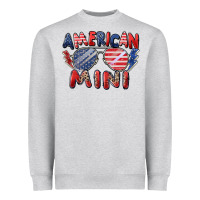 Heather Grey American mini Heavyweight Sweatshirt - Zillion Design Studio