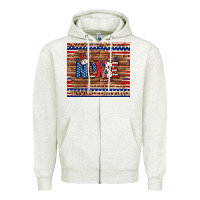 Oatmeal Heather american nurse tumbler Zipper Hoodie - BundleAndBundleShop