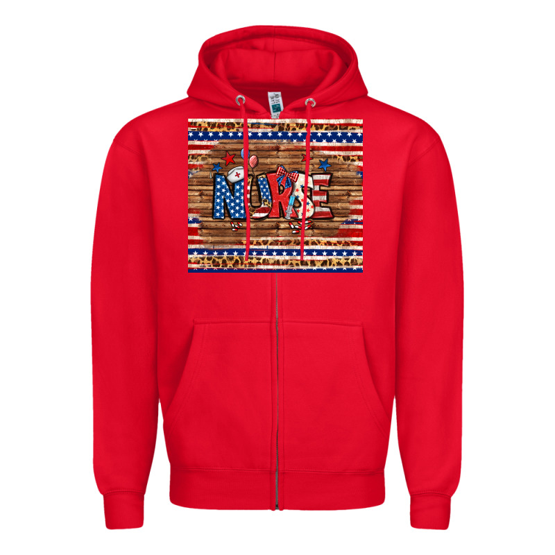 American Nurse Tumbler Zipper Hoodie by BundleAndBundleShop | Teevron