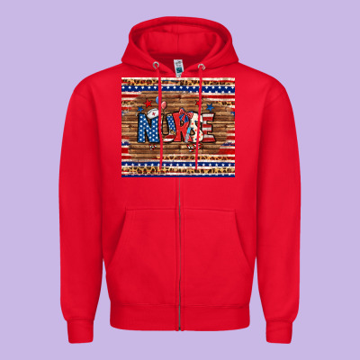American Nurse Tumbler Zipper Hoodie Designed By Bundleandbundleshop