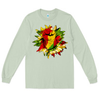 Matcha juneteenth sunflower Long Sleeve Tee - HRA Design Shop