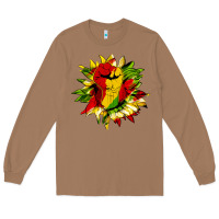 Toasted Coconut juneteenth sunflower Long Sleeve Tee - HRA Design Shop
