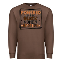 Chestnut powered by the black women before me Premium Sweatshirt - MaliasSmallBusiness