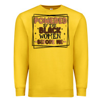 Lemon powered by the black women before me Premium Sweatshirt - MaliasSmallBusiness