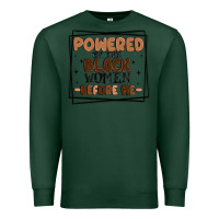 Sports Green powered by the black women before me Premium Sweatshirt - MaliasSmallBusiness