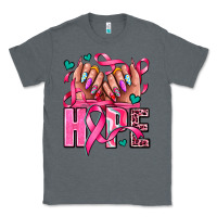 Charcoal Heather hope with woman hands Classic Tee - AdoDesignShop