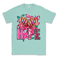 Seafoam hope with woman hands Classic Tee - AdoDesignShop