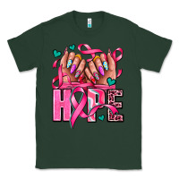 Sports Green hope with woman hands Classic Tee - AdoDesignShop