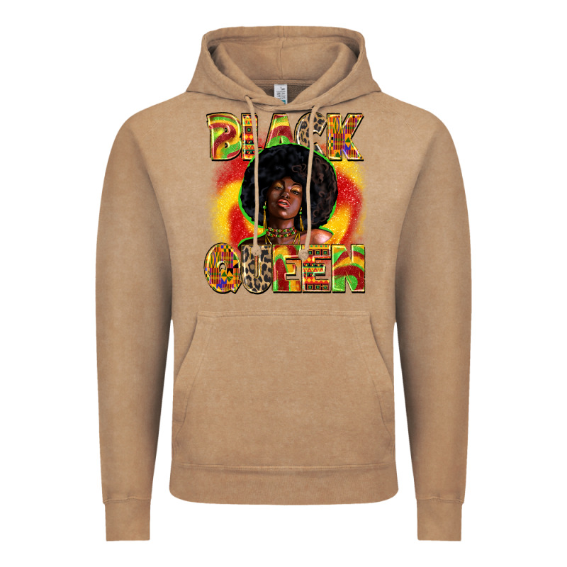 Black Queen Vintage Hoodie by Zillion Design Studio | Teevron