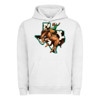 Pigment Lunar Rock Cowhide Texas Map Rodeo Cowboy Urban Hoodie - Bettercallsaul
