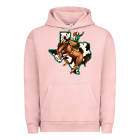 Cowhide Texas Map Rodeo Cowboy Urban Hoodie | Teevron