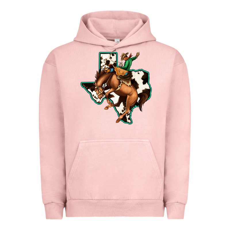 Cowhide Texas Map Rodeo Cowboy Urban Hoodie by Bettercallsaul | Teevron