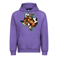 Tulip Cowhide Texas Map Rodeo Cowboy Urban Hoodie - Bettercallsaul