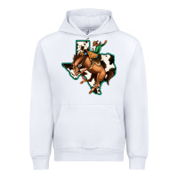 White Cowhide Texas Map Rodeo Cowboy Urban Hoodie - Bettercallsaul