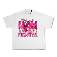 My Mom Is A Fighter With Ribbon Urban Heavy Tee | Teevron