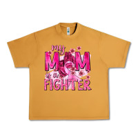 Peanut Butter My Mom Is a Fighter with Ribbon Urban Heavy Tee - texasbilliewilder