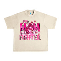Sandshell My Mom Is a Fighter with Ribbon Urban Heavy Tee - texasbilliewilder