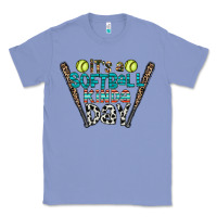 Colony Blue softball Classic Tee - CowhideDigitalArt