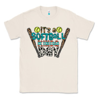 Natural softball Classic Tee - CowhideDigitalArt