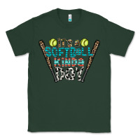 Sports Green softball Classic Tee - CowhideDigitalArt