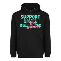 Black support small businesses big dreams Heavyweight Hoodie - MaliasSmallBusiness