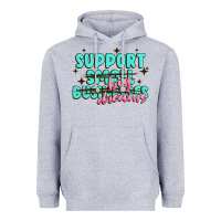 Heather Grey support small businesses big dreams Heavyweight Hoodie - MaliasSmallBusiness