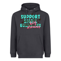 Smoke support small businesses big dreams Heavyweight Hoodie - MaliasSmallBusiness