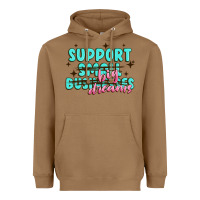 Toasted Coconut support small businesses big dreams Heavyweight Hoodie - MaliasSmallBusiness