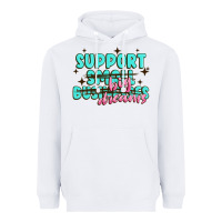 White support small businesses big dreams Heavyweight Hoodie - MaliasSmallBusiness