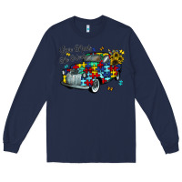 Navy love needs no words Long Sleeve Tee - CowhideDigitalArt
