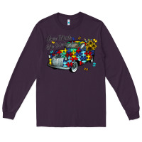 Plum love needs no words Long Sleeve Tee - CowhideDigitalArt