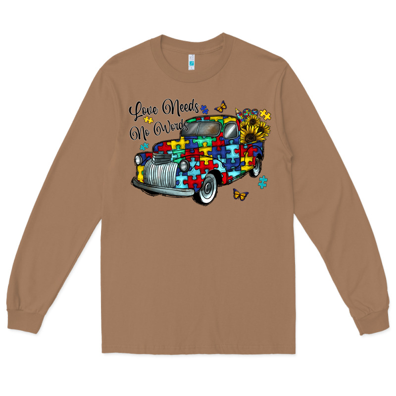 Love Needs No Words Long Sleeve Tee by CowhideDigitalArt | Teevron