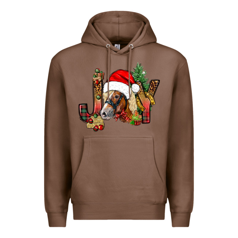 Joy Christmas With Horse Bbs Premium Hoodie by BundleAndBundleShop | Teevron