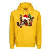 Lemon joy christmas with horse bbs Premium Hoodie - BundleAndBundleShop