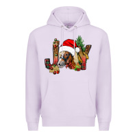 Lilac joy christmas with horse bbs Premium Hoodie - BundleAndBundleShop