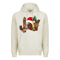 Oatmeal Heather joy christmas with horse bbs Premium Hoodie - BundleAndBundleShop