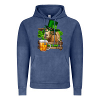 Vintage Denim St. Patrick's Day Goat And Beer Vintage Hoodie - RanaPortraitStore