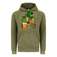 Vintage Olive St. Patrick's Day Goat And Beer Vintage Hoodie - RanaPortraitStore