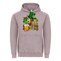 Vintage Zinc St. Patrick's Day Goat And Beer Vintage Hoodie - RanaPortraitStore